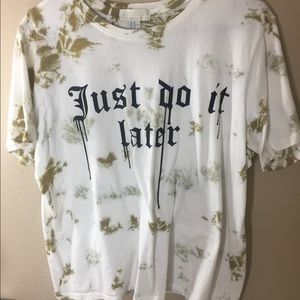 "Just do it later" tshirt ᕦ(ò_óˇ)ᕤ